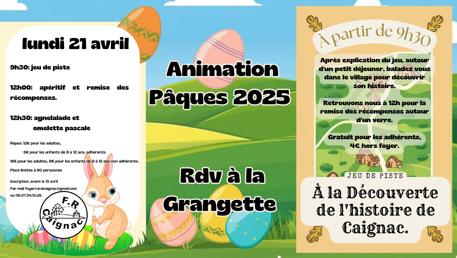 ANIMATION PÂQUES 2025