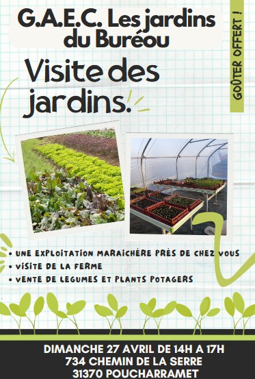 VISITE DES JARDINS - G.A.E.C. LES JARDINS DU B ...