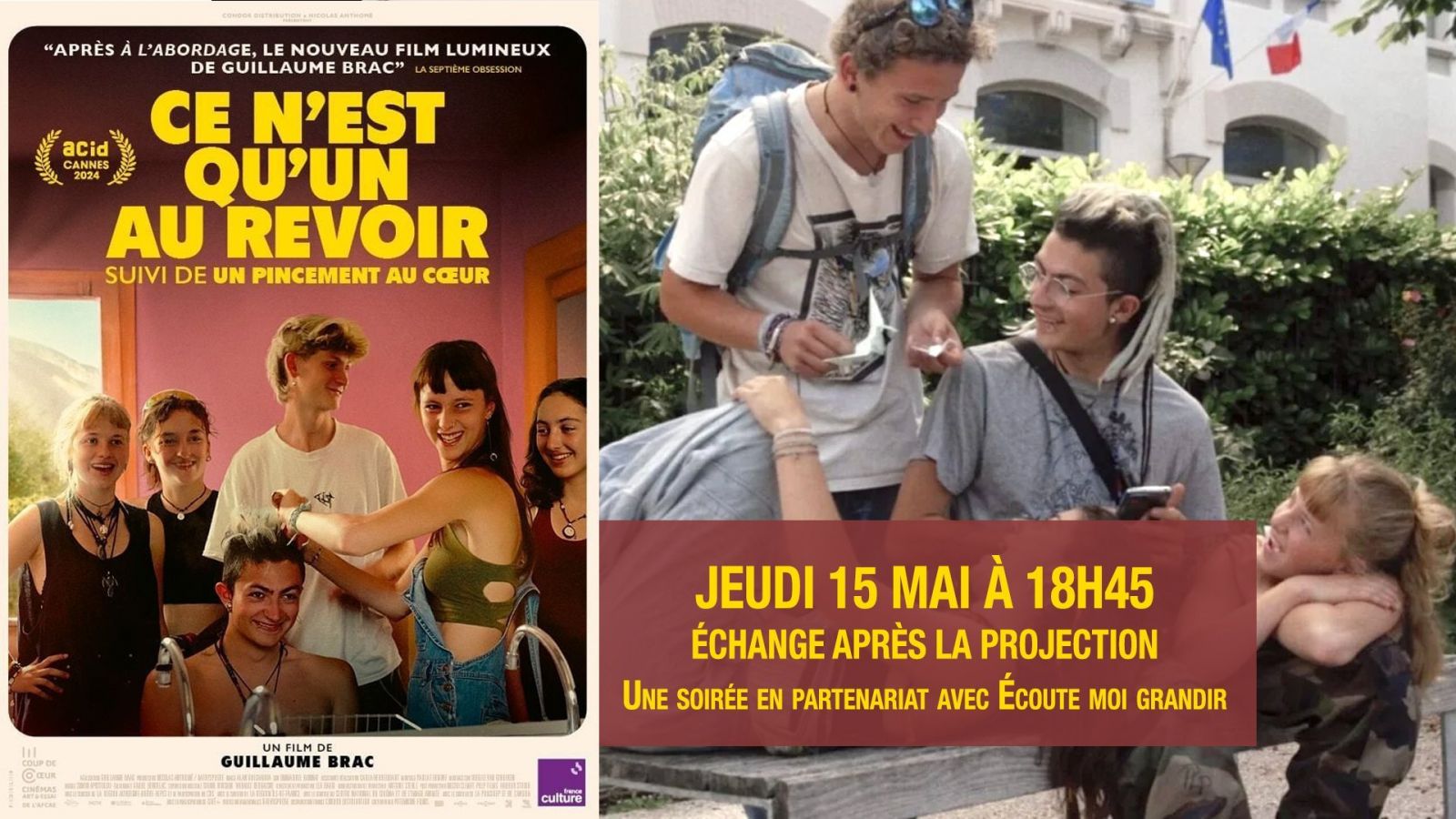 RENCONTRE ASSOCIÉES : CE N'EST QU'UN AU REVOIR