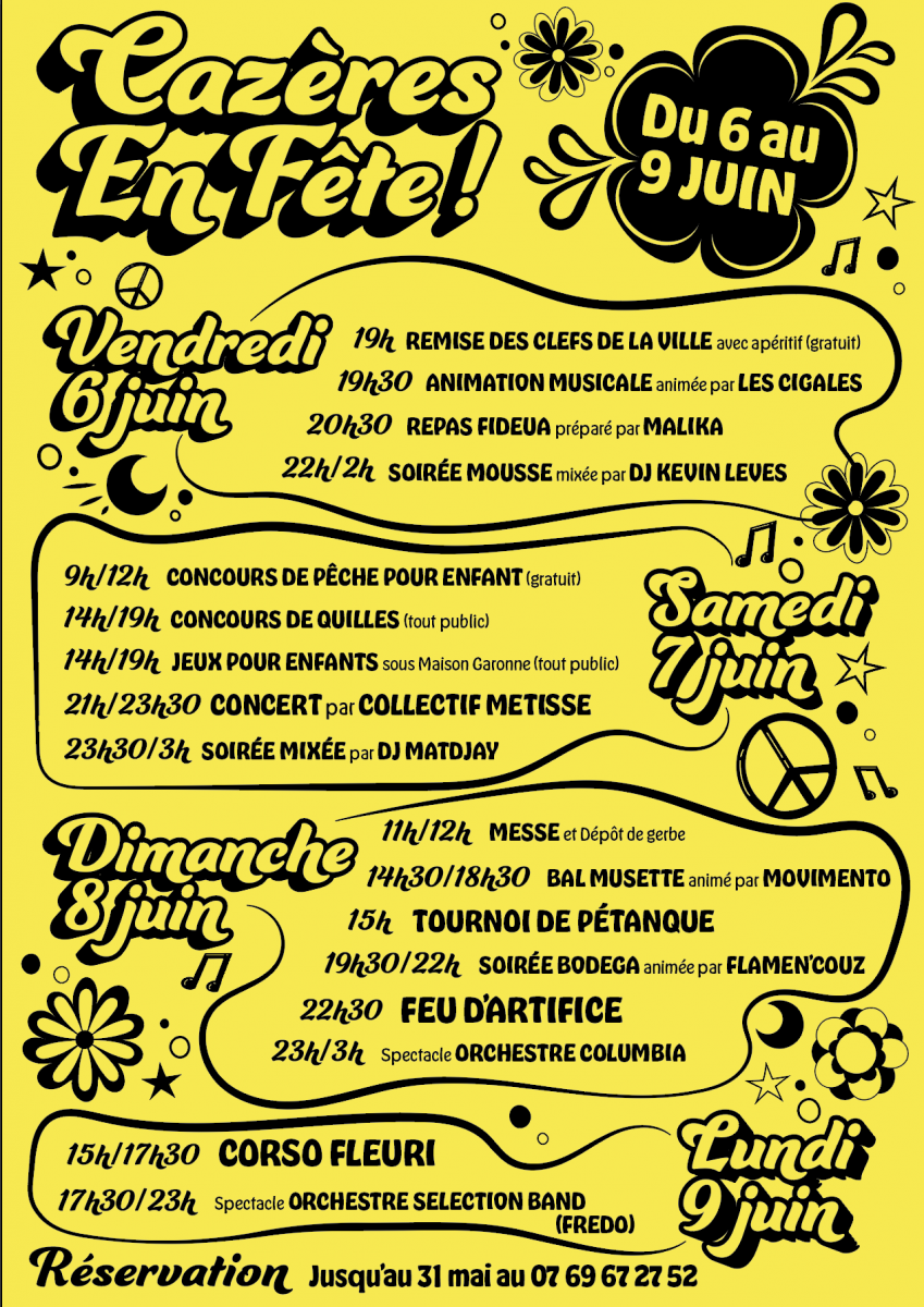 FÊTE À CAZÈRES