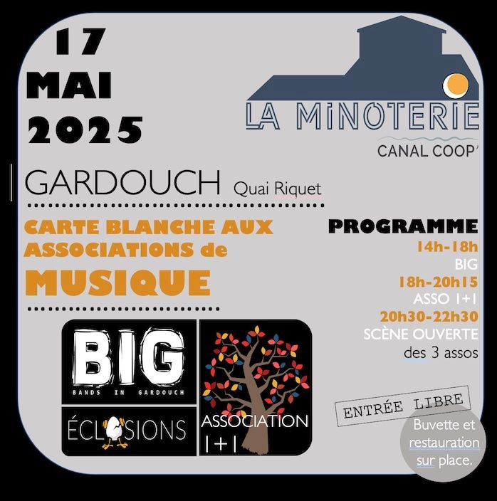 JOURNÉE CARTE BLANCHE AUX ASSOCTIATIONS DE MUSIQUE