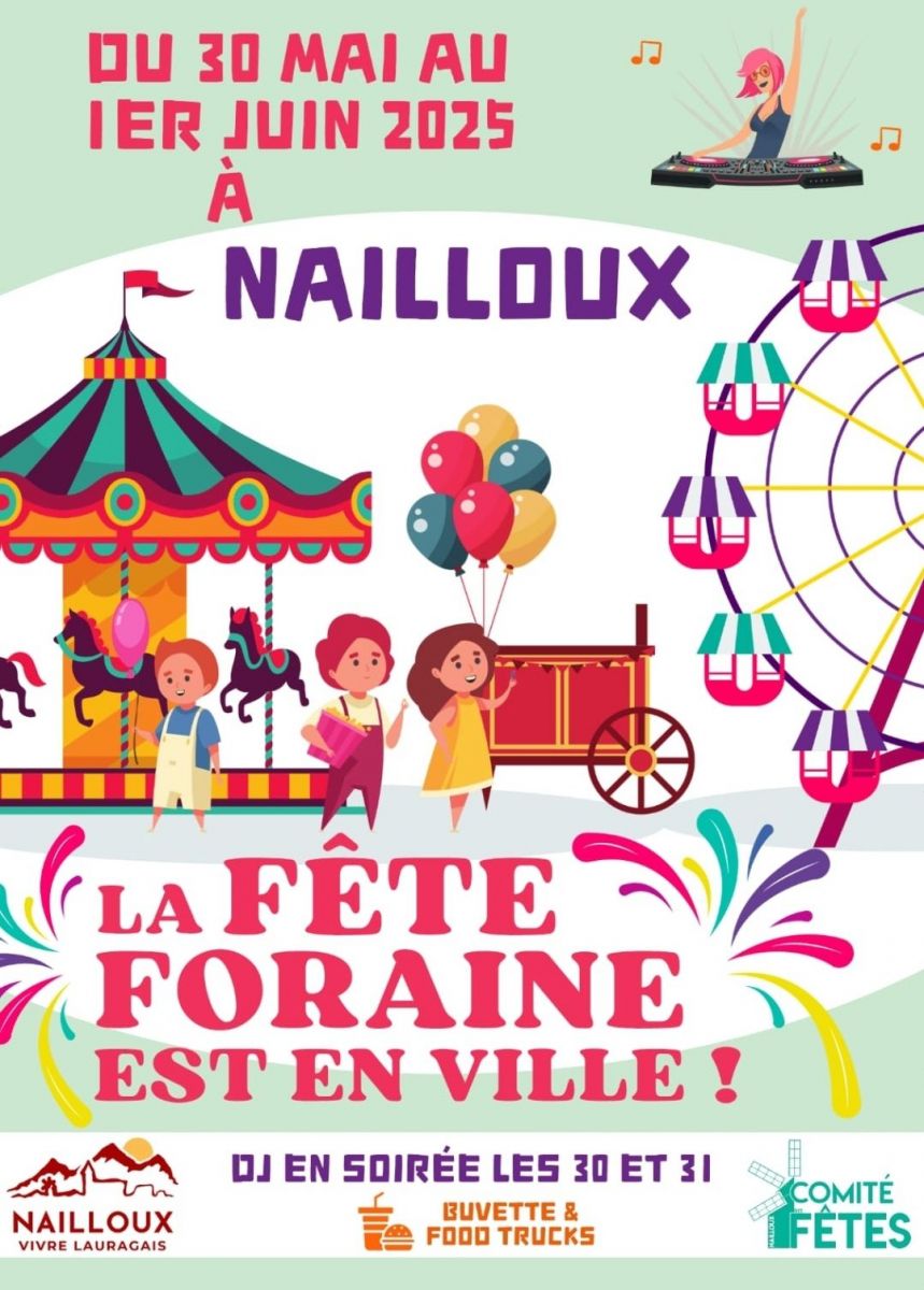 LA FÊTE FORAINE EST EN VILLE !