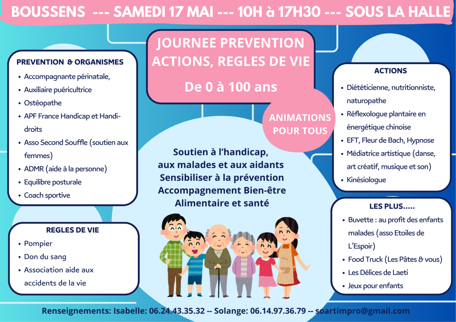 JOURNÉE DE PRÉVENTION, ACTIONS, RÈGLES DE VIE