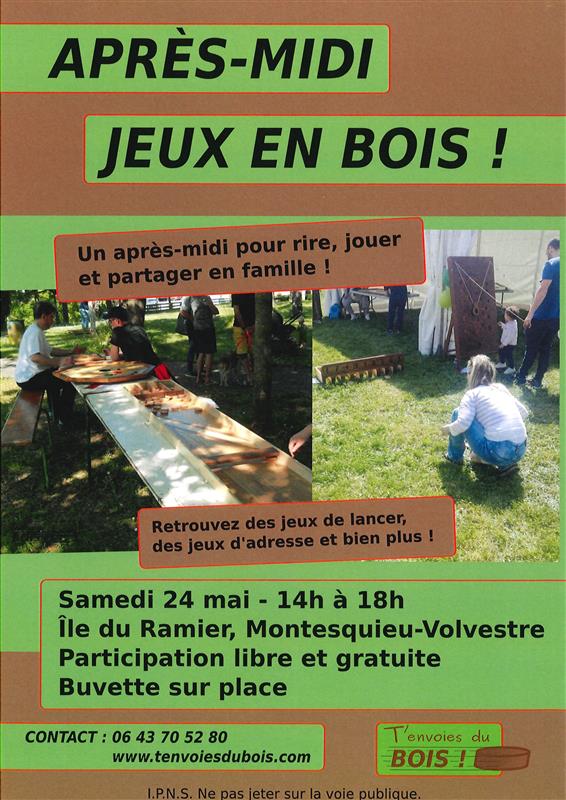 APRÈS-MIDI JEUX EN BOIS !