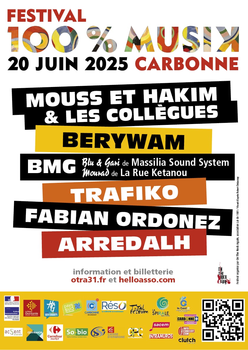 FESTIVAL 100% MUSIK20 JUIN 2025 À CARBONNE MAN ...