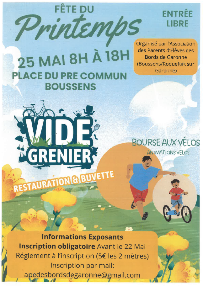 VIDE GRENIER - BOURSE AUX VÉLOS