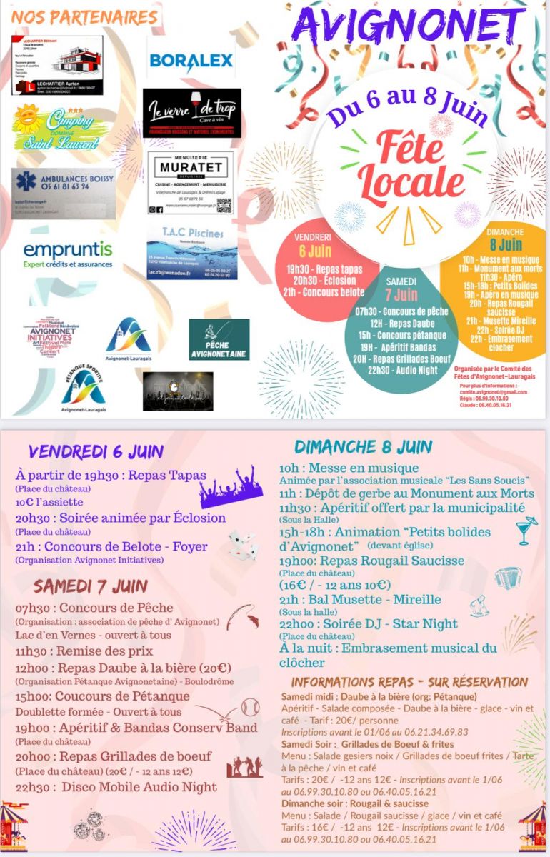 FÊTE LOCALE D'AVIGNONET LAURAGAIS
