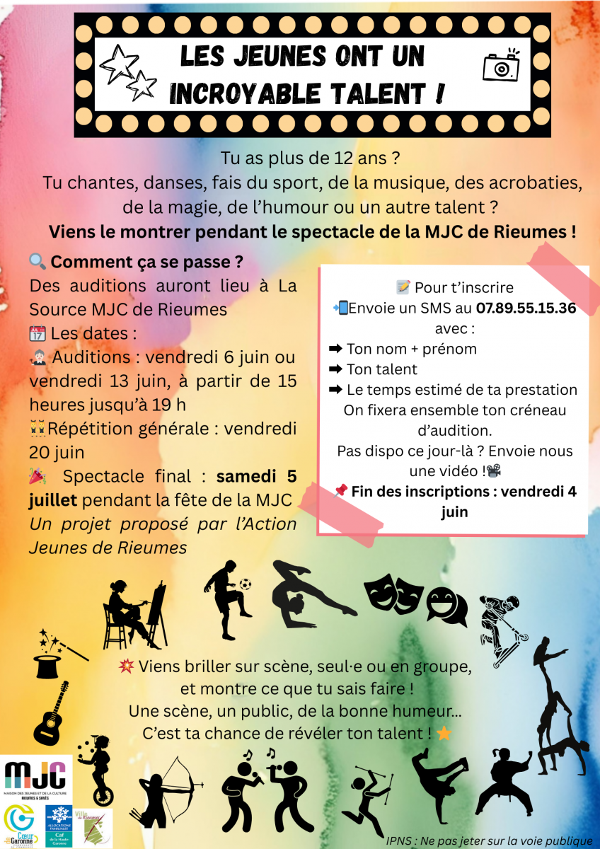 INCROYABLE TALENT – FÊTE DE LA MJC