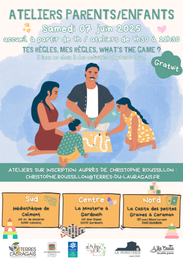 ATELIER PARENTS -ENFANTS AVEC TERRES DU LAURAGAIS