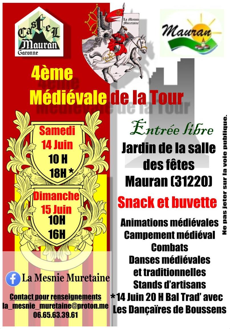 4ÈME MÉDIÉVALE DE LA TOUR À MAURAN