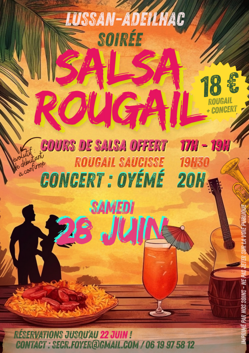 SOIRÉE SALSA - ROUGAIL SAUCISSE