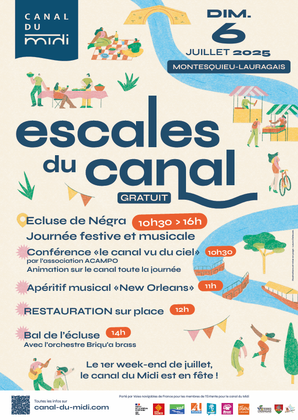 LES ESCALES DU CANAL À MONTESQUIEU-LAURAGAIS
