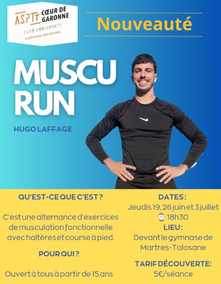 MUSCU RUN BY HUGO LAFFAGE