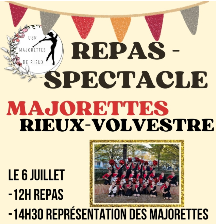 SPECTACLE DES MAJORETTES DE RIEUX-VOLVESTRE