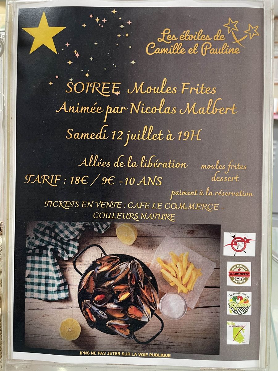 SOTREE MOULES FRITES ANIMÉE PAR NICOLAS MALLERT
