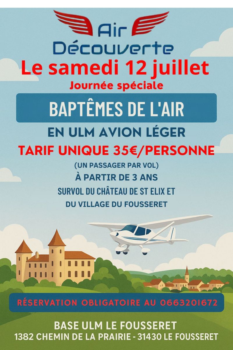 BAPTEME DE L'AIR