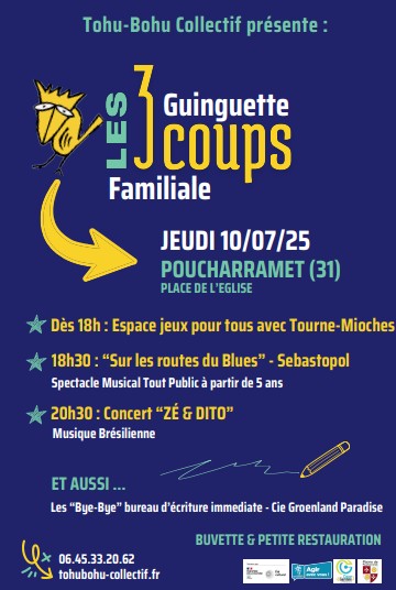 "LES 3 COUPS" GUINGUETTE FAMILIALE