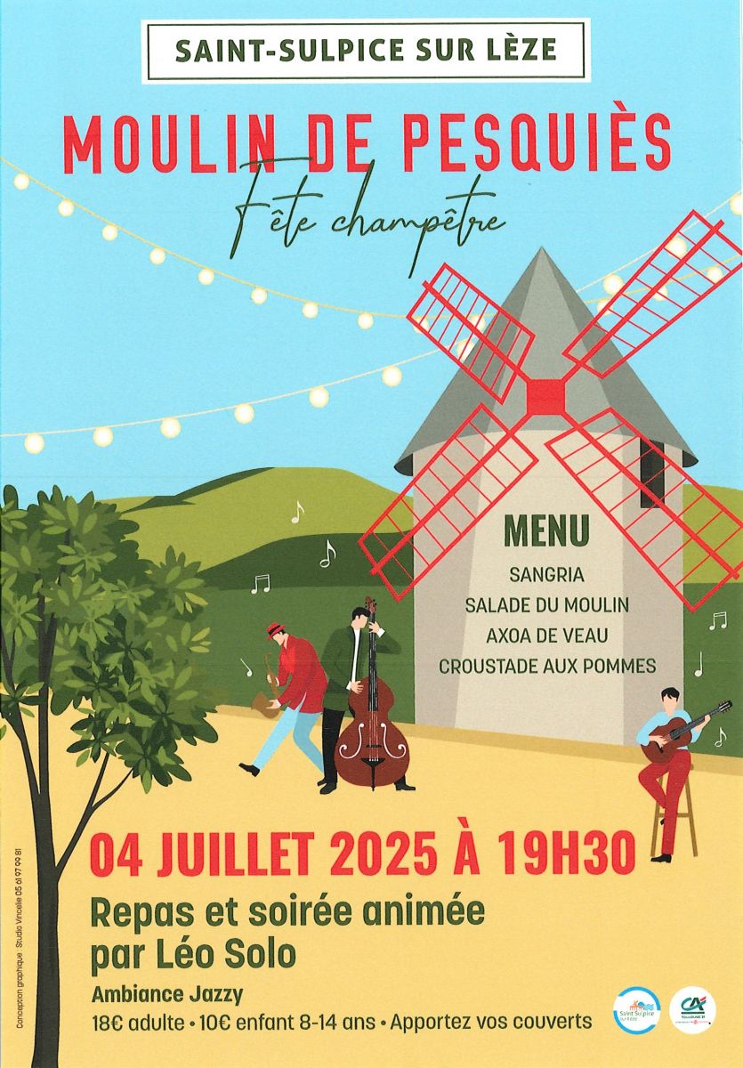MOULIN DE PESQUIES : FÊTE CHAMPÊTRE