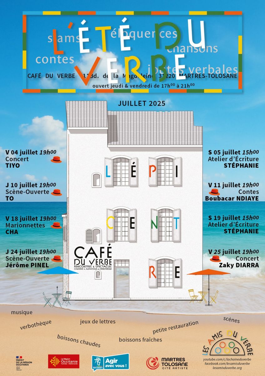 L'ÉPICENTRE - PROGRAMME DE JUILLET