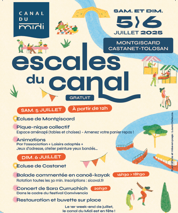 LES ESCALES DU CANAL EN SUD-EST TOULOUSAIN