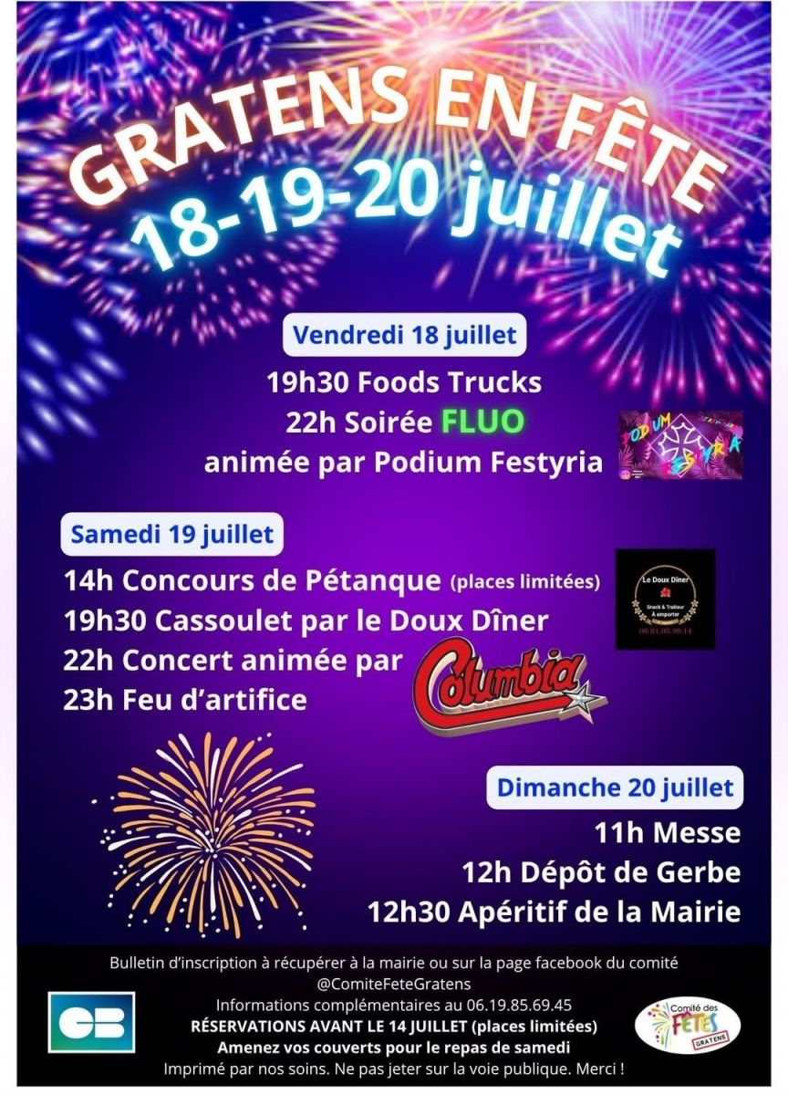GRATENS EN FÊTE
