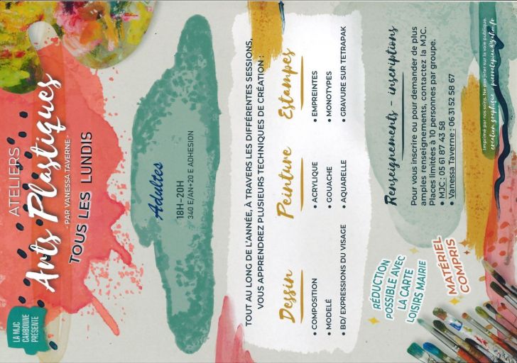 ATELIERS ARTS PLASTIQUES