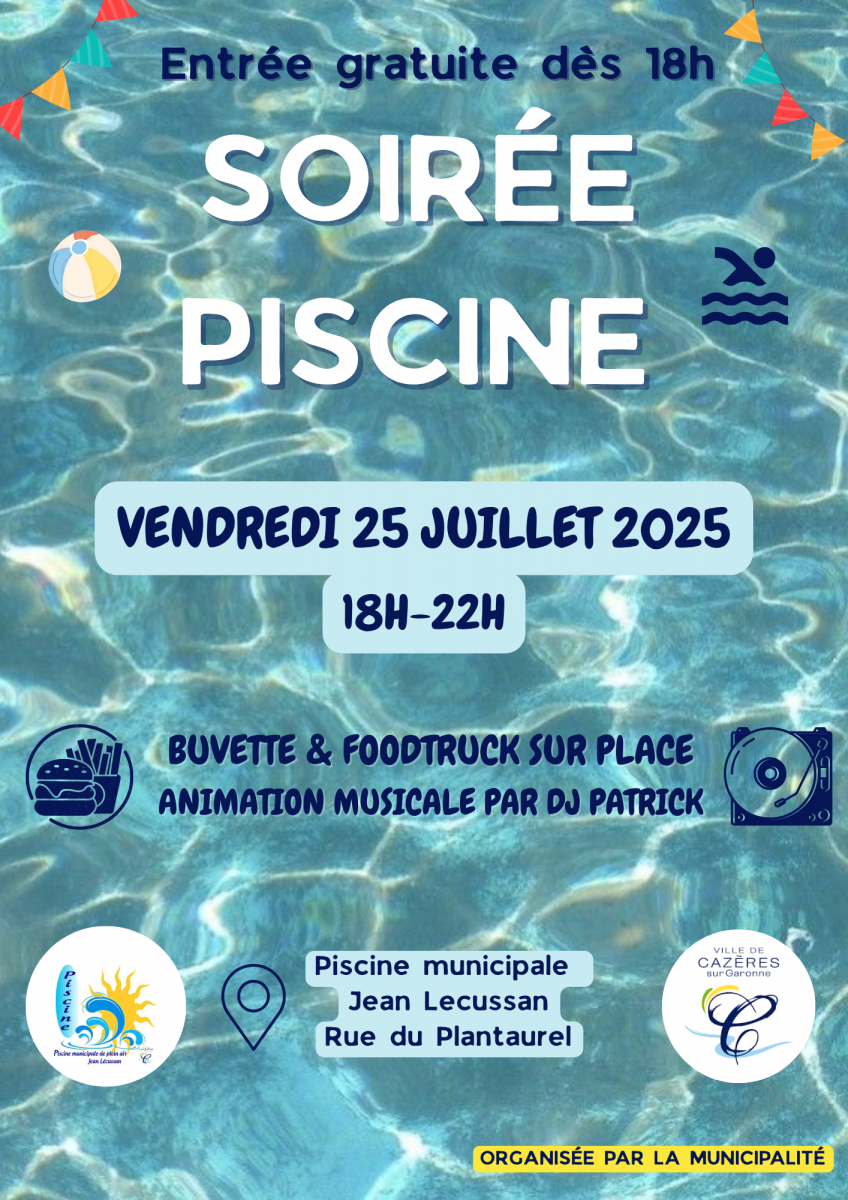 SOIRÉE PISCINE