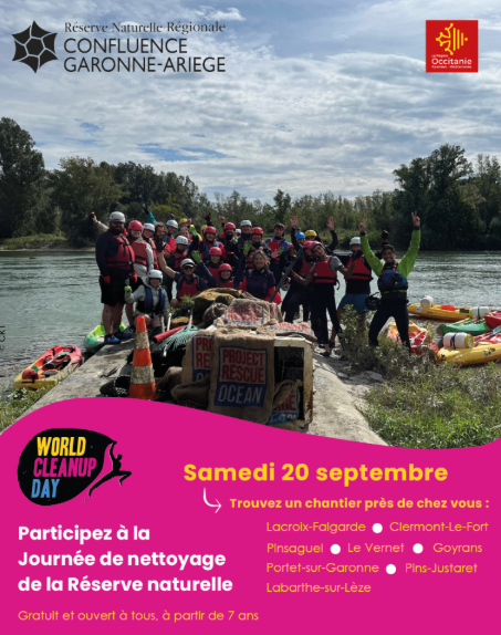 ANIMATION : LE WORLD CLEANUP DAY SUR LA RÉSERVE