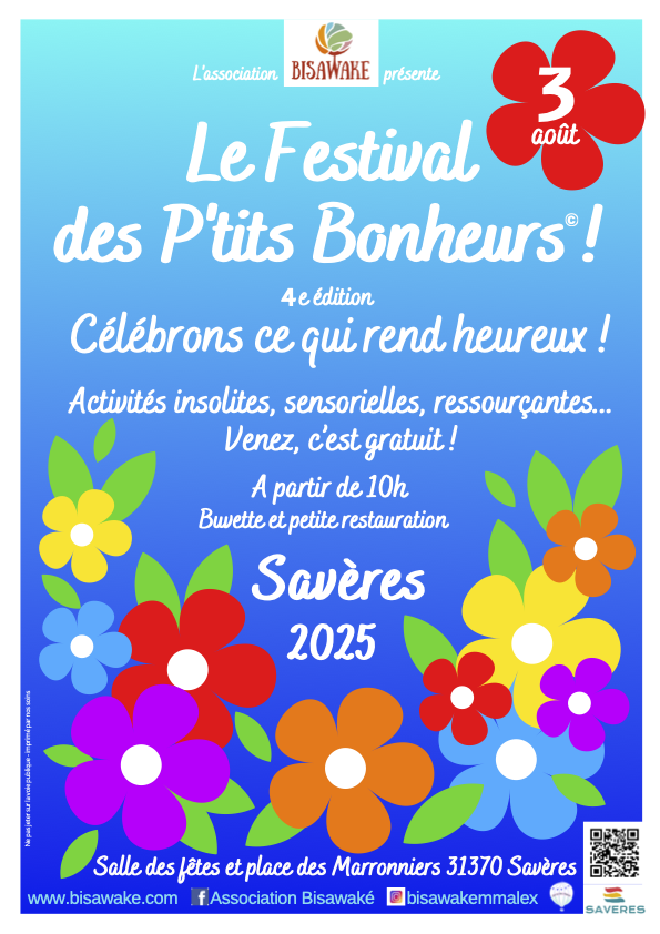 FESTIVAL DES P'TITS BONHEURS!