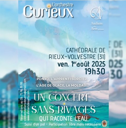 CONCERT CATHÉDRALE DE RIEUX- ENSEMBLE CURIEUX