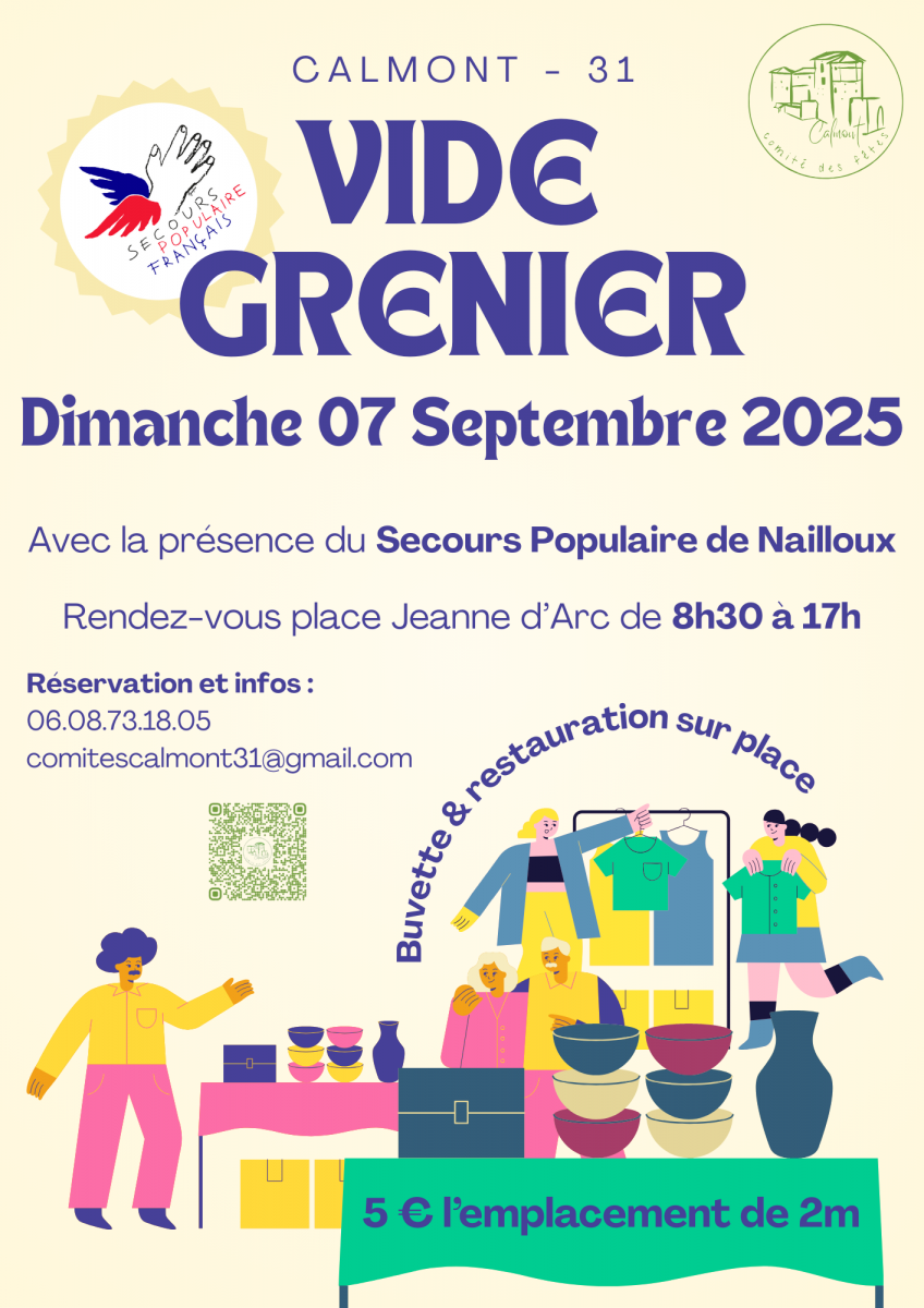 VIDE GRENIER À CALMONT