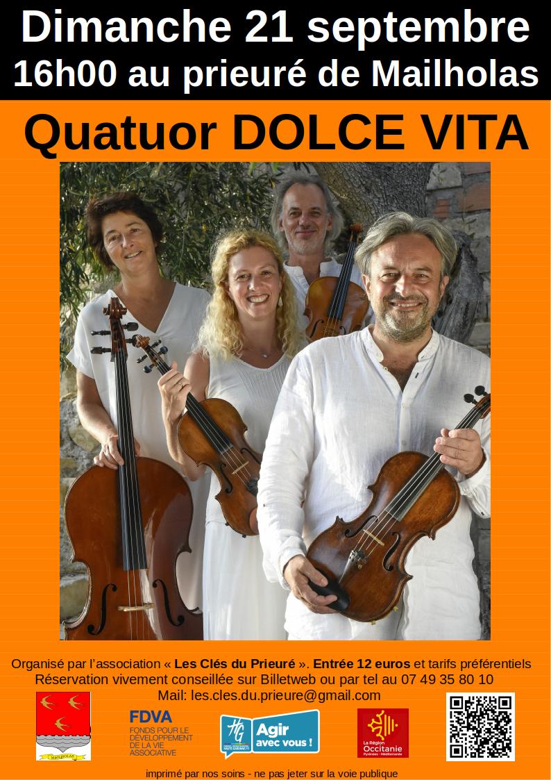 CONCERT QUATUOR DOLCE VITA