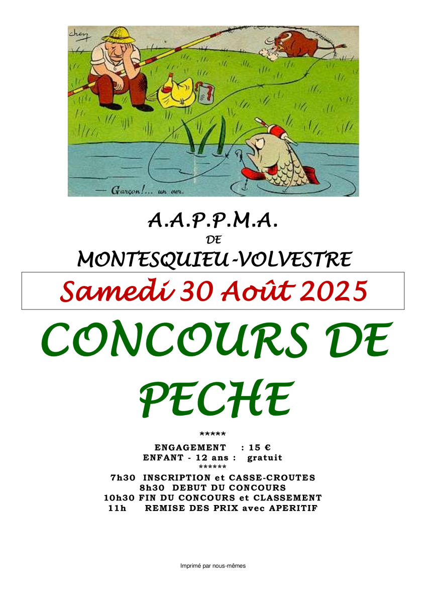 CONCOURS DE PÊCHE