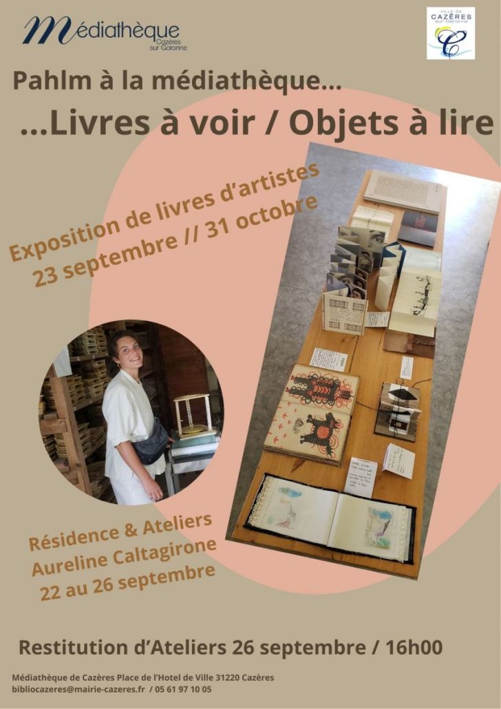 EXPOSITION "LIVRES À VOIR / OBJETS À LIRE"