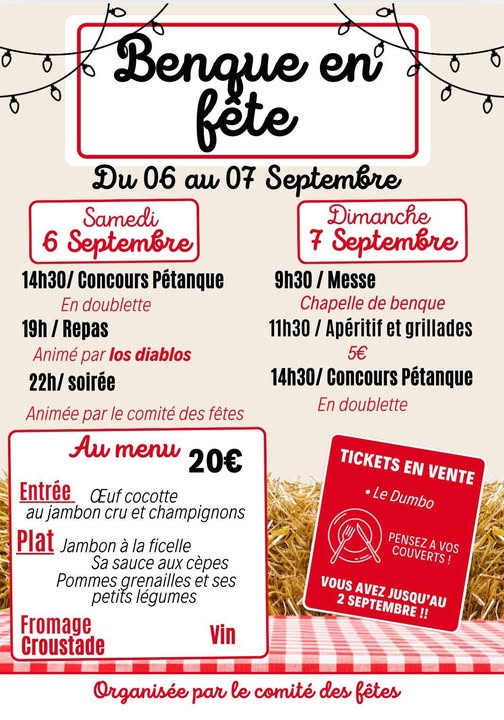 BENQUE EN FÊTE !