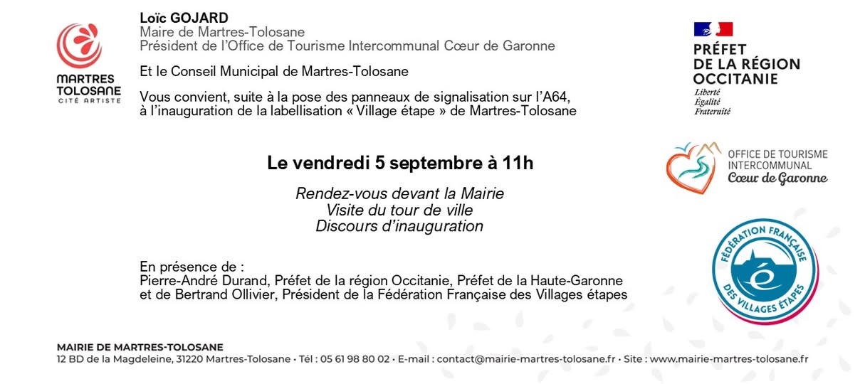 MARTRES-TOLOSANE REJOINT OFFICIELLEMENT LES VI ...