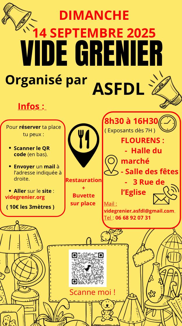 Vide Grenier de L'ASFDL