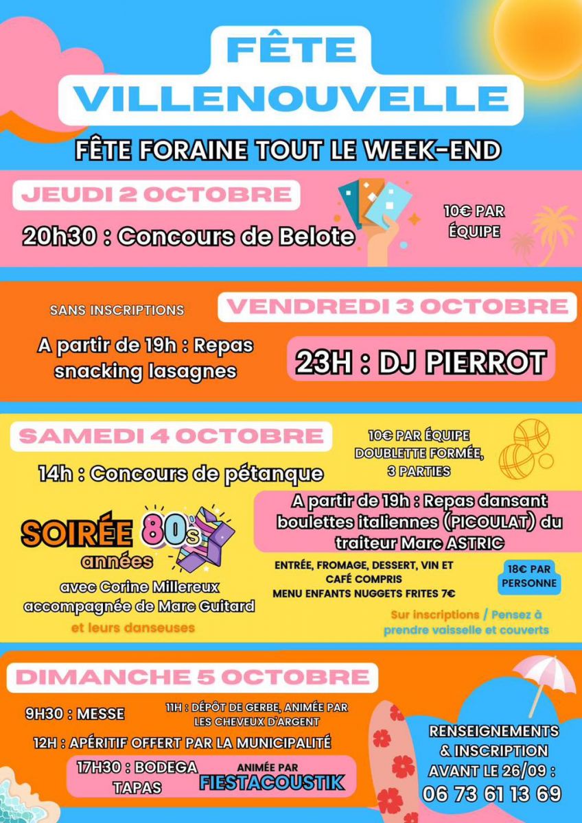 FÊTE DE VILLENOUVELLE
