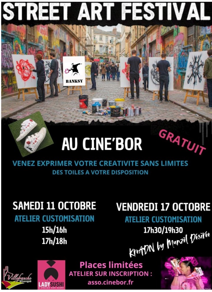 STREET ART FESTIVAL AU CINÉ'BOR