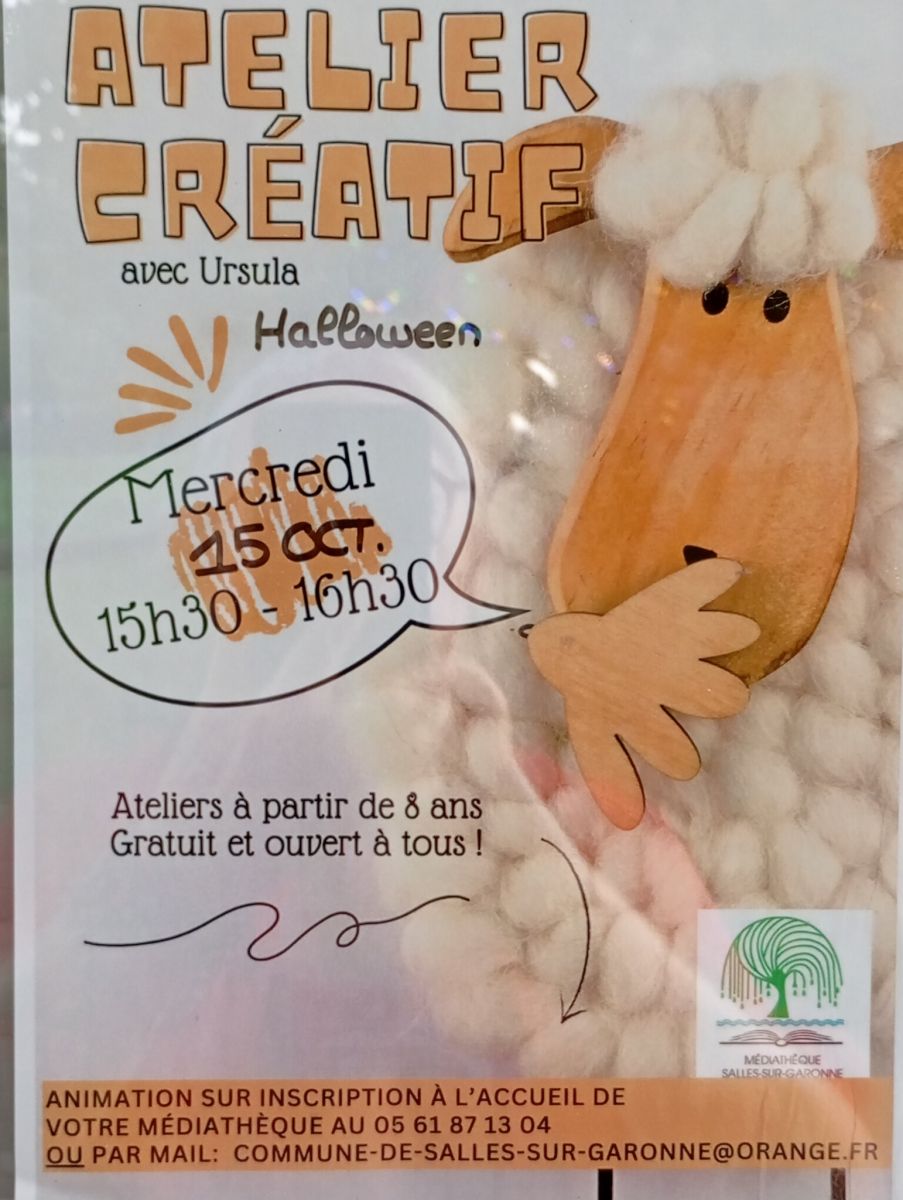 ATELIER CRÉATIF D'HALLOWEEN