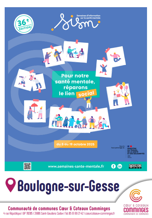 SISM SEMAINE D'INFORMATION SUR LA SANTE MENTALE