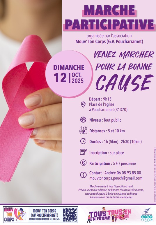 MARCHE PARTICIPATIVE OCTOBRE ROSE
