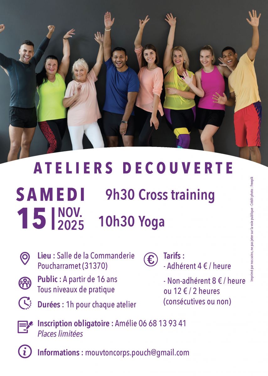 ATELIER DECOUVERTE 3 - CROSS TRAINING