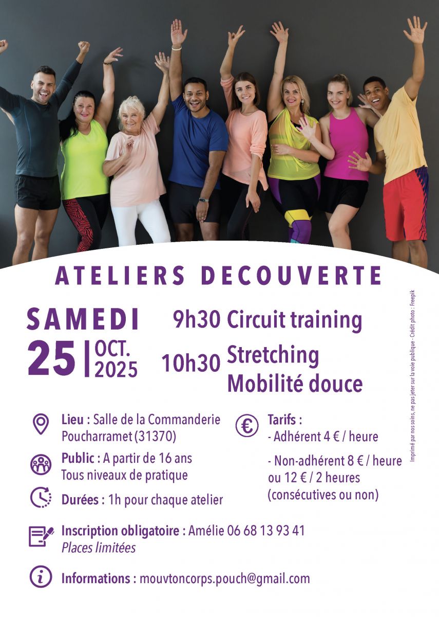 ATELIER DECOUVERTE 1 - CIRCUIT TRAINING