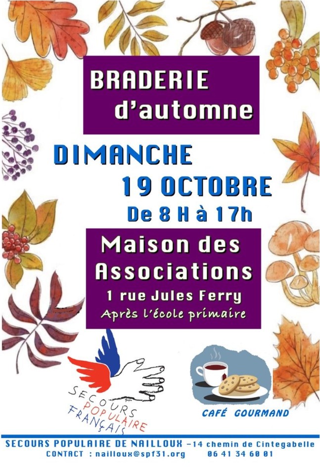 BRADERIE D'AUTOMNE