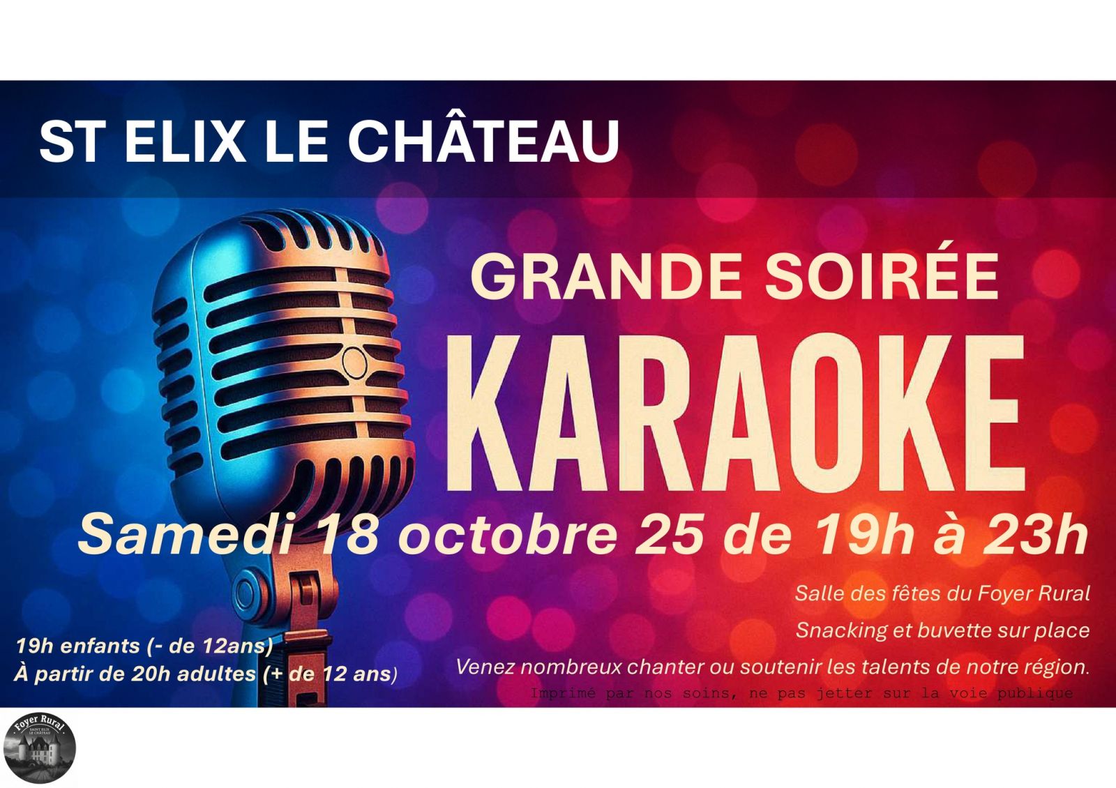 GRANDE SOIRÉE KARAOKE
