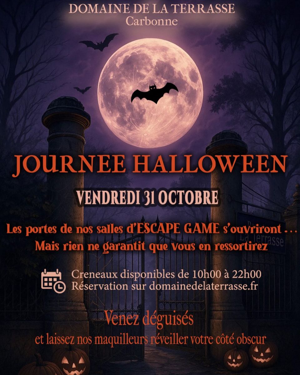 JOURNÉE HALLOWEEN : ESCAPE GAME AU DOMAINE DE  ...