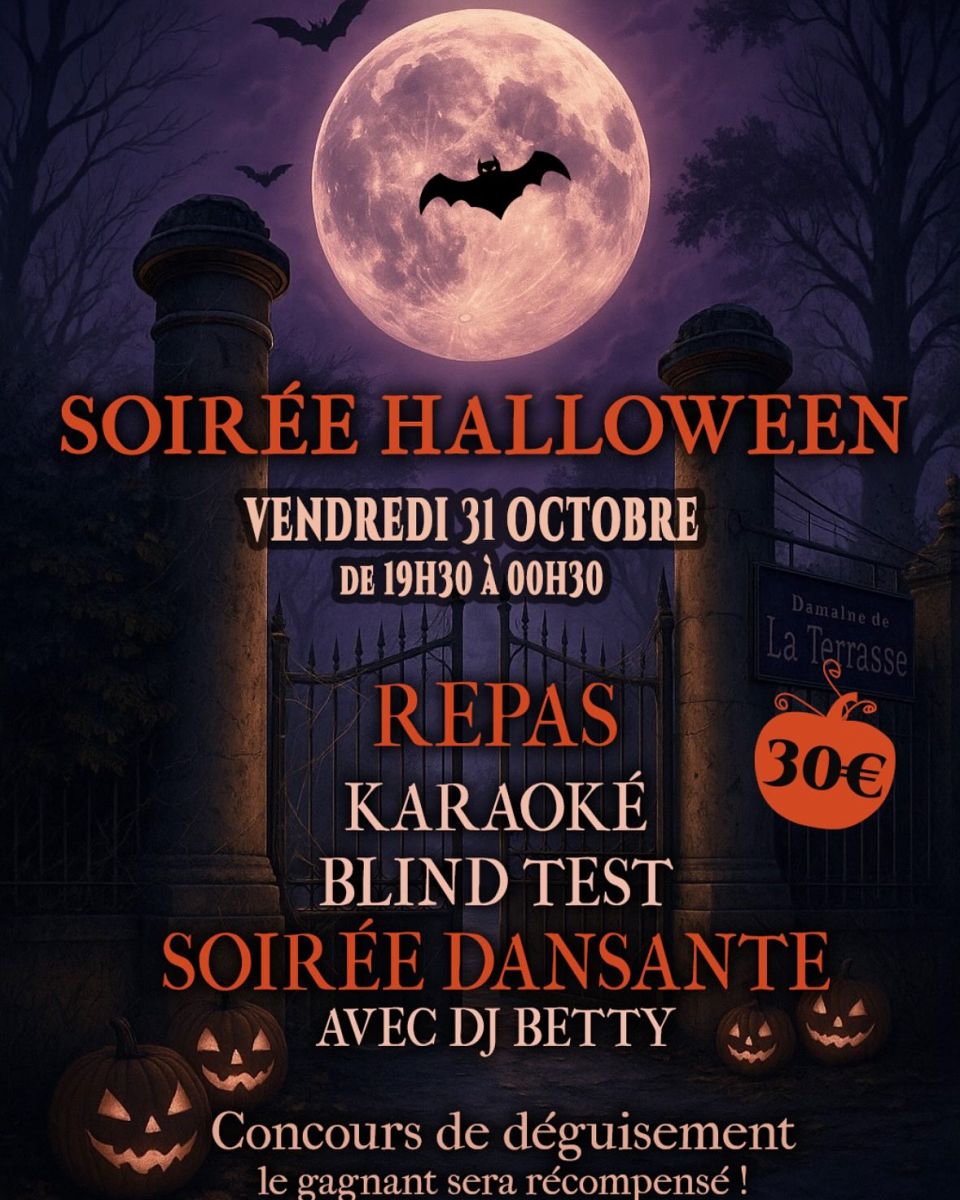SOIRÉE HALLOWEEN DOMAINE DE LA TERRASSE