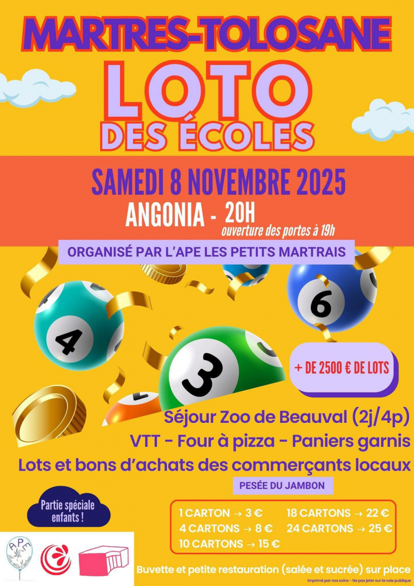 LOTO DES ÉCOLES
