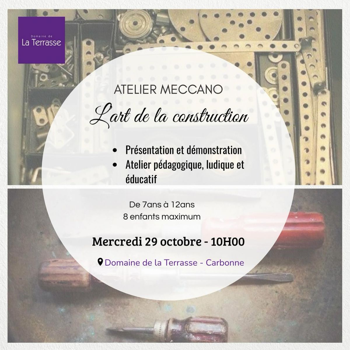 ATELIER MECCANO : L'ART DE LA CONSTRUCTION